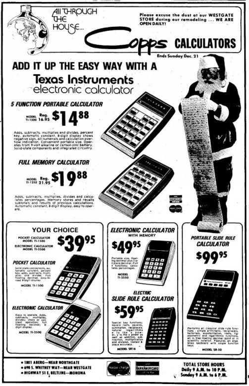 Wisconsin State Journal toy ads: 1970s